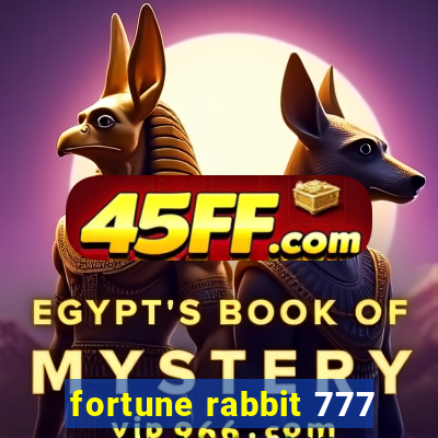 fortune rabbit 777